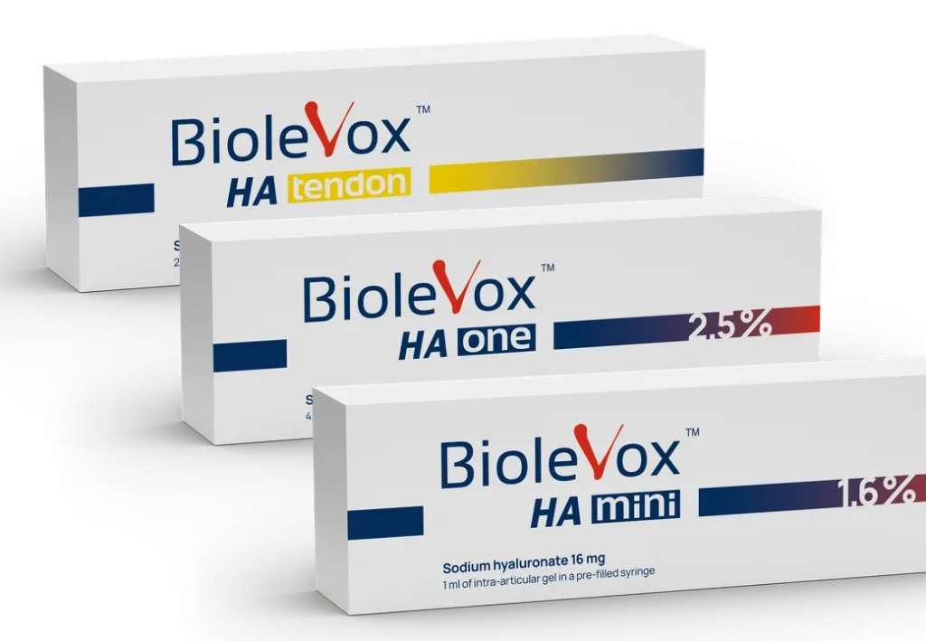 Biolevox HA tendon, HA one and HA mini packages