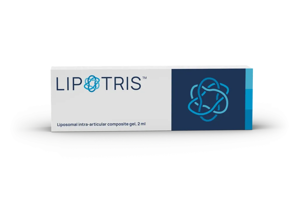 Lipotris package: liposomal intra-articular composite gel